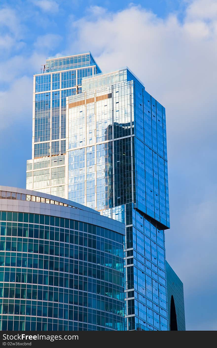 View of the Moscow international business center, Russia. View of the Moscow international business center, Russia