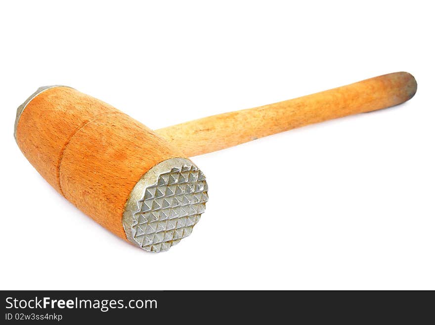 Mallet meat isolated on the white background. Mallet meat isolated on the white background