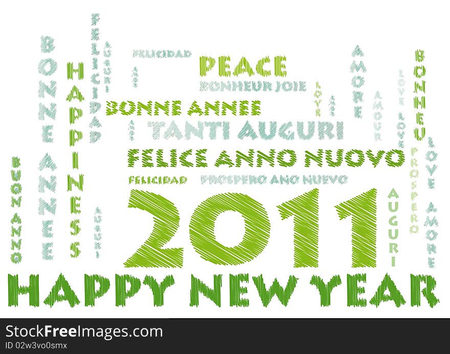 Peace, love, new year 2011 wallpaper on english ,spanish, french and italian. Peace, love, new year 2011 wallpaper on english ,spanish, french and italian