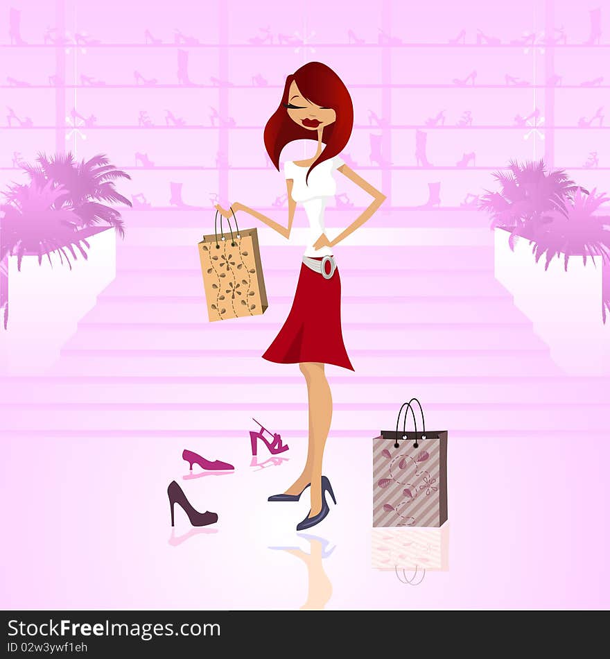 Shopping woman