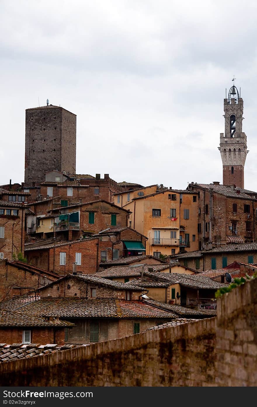 Sienna - medieval town of Tuscany