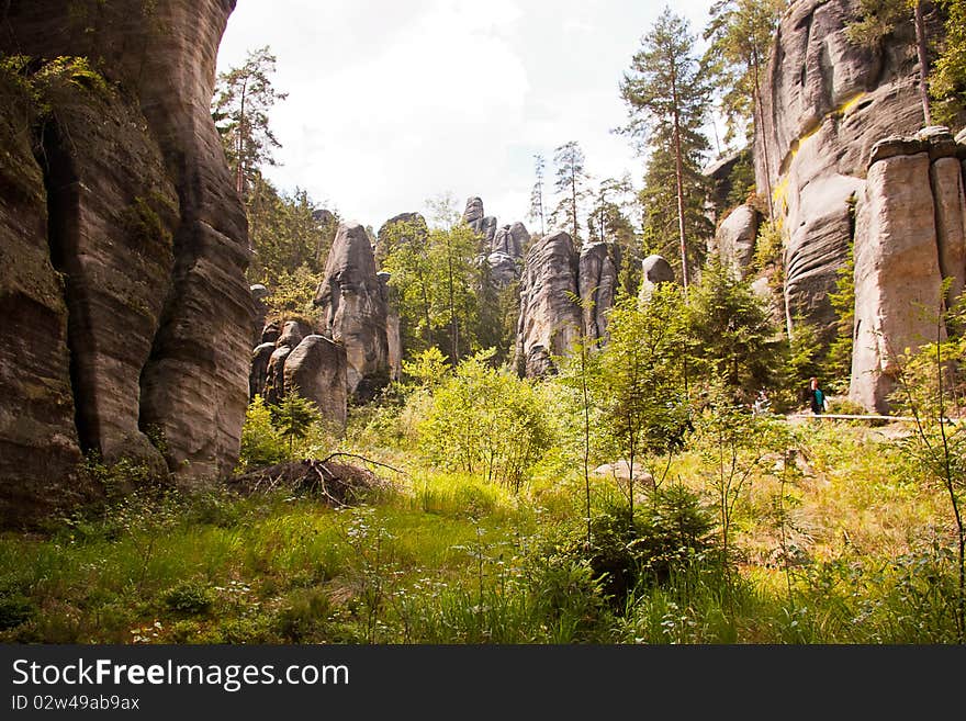 Adsprach - stone city i czech republic