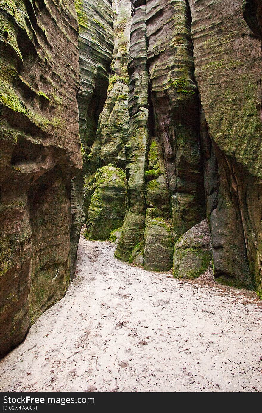 Adsprach - stone city i czech republic