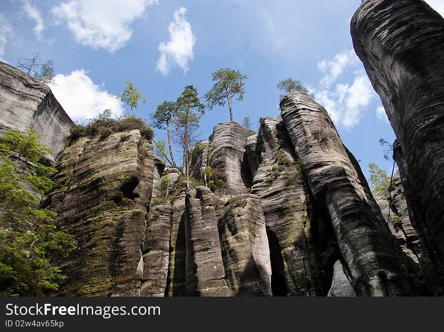 Adsprach - stone city i czech republic