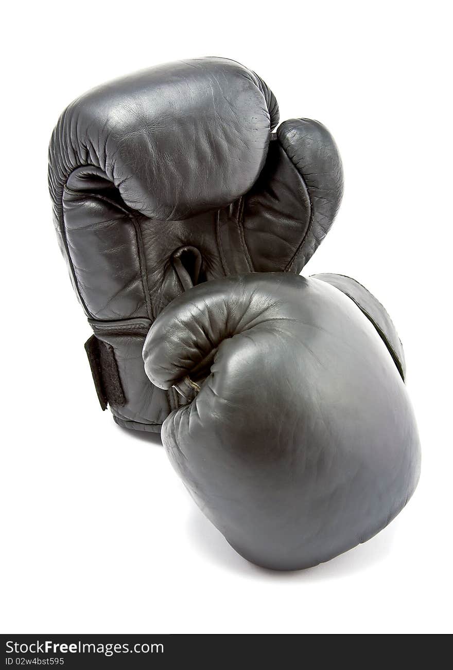 Boxing-gloves on a white background