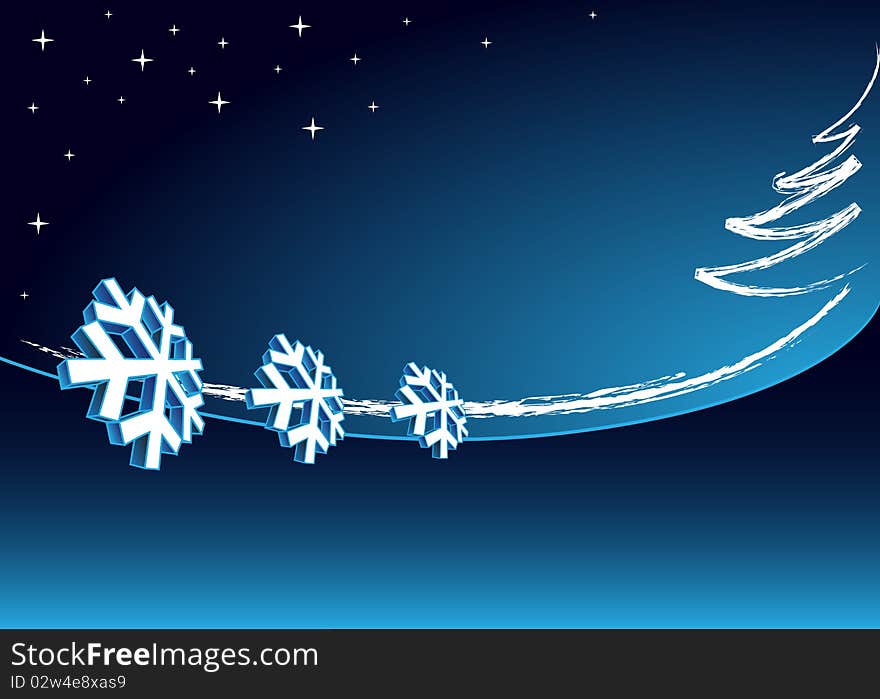 Winter background with place for your text