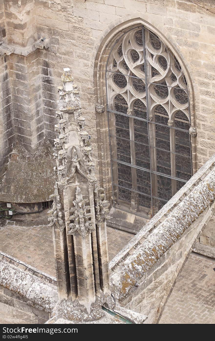 Detail of Sevilla cathedral