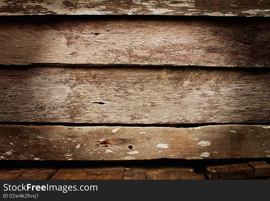 Texture of uncolored wooden lining boards,background