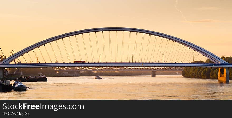 Bridge In Sunrise