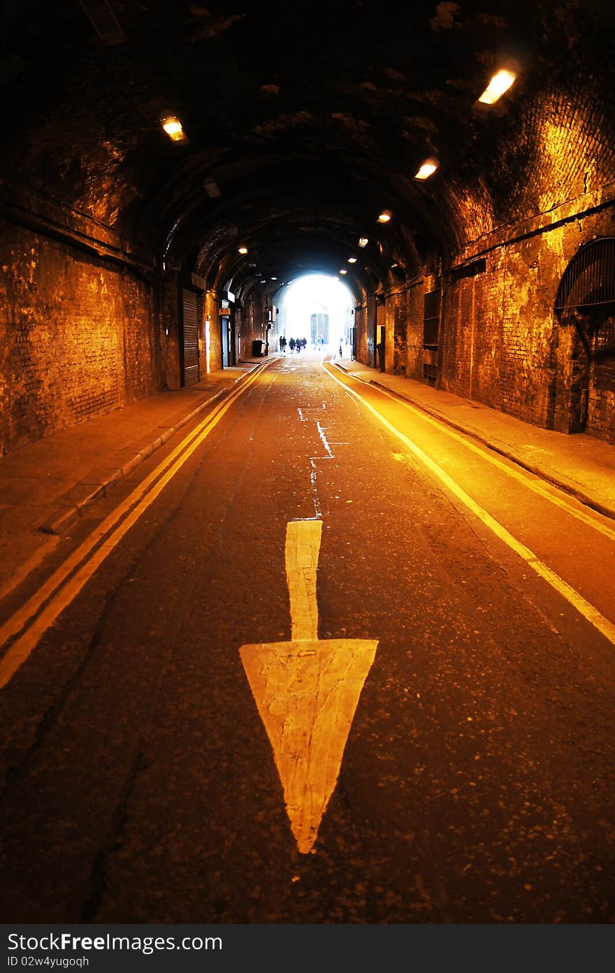 The tunnel under the London bridge railway station. The tunnel under the London bridge railway station.