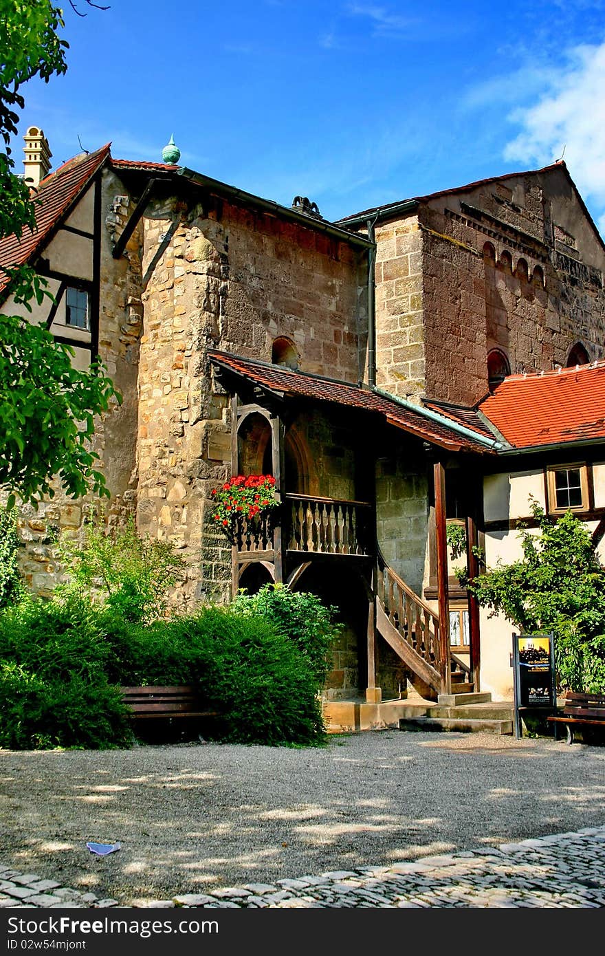 The old part of Alte Hofhaltung Bamberg