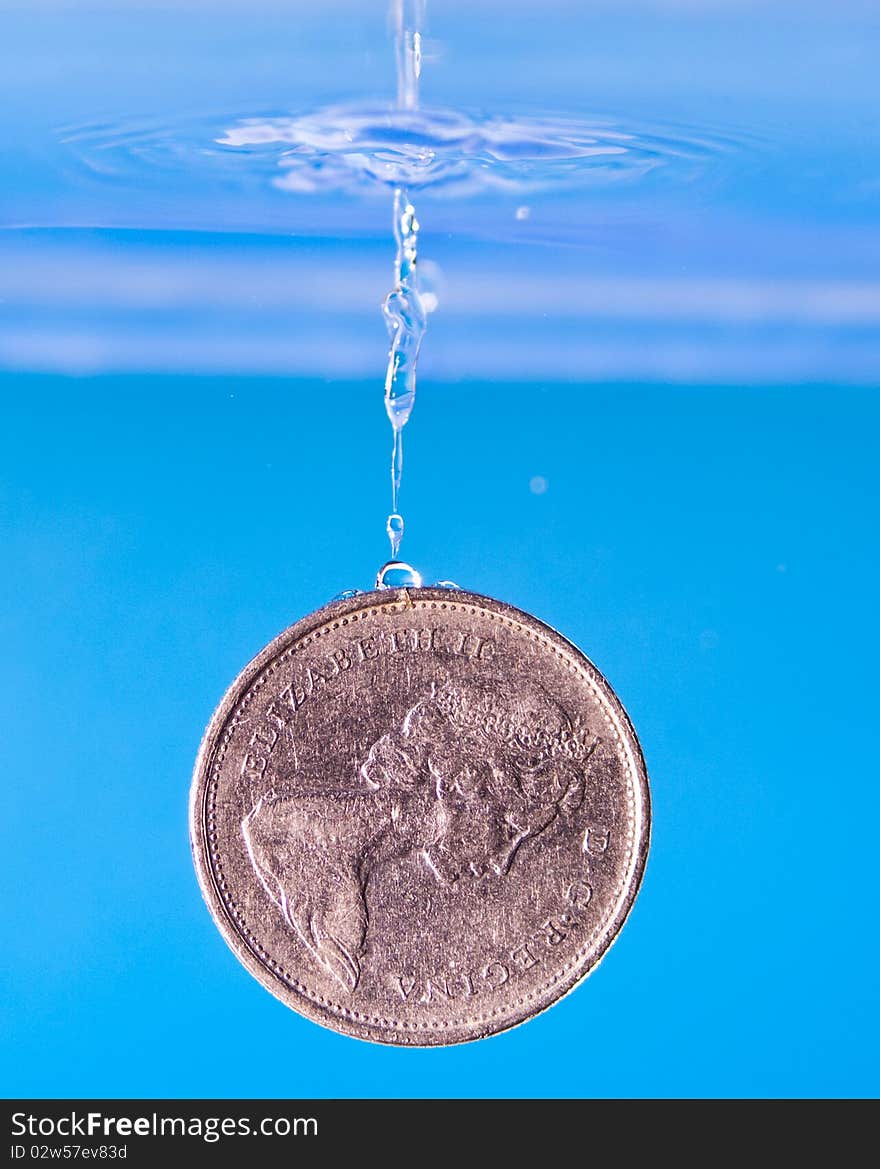 High Speed Photography , objects jumping out of water.