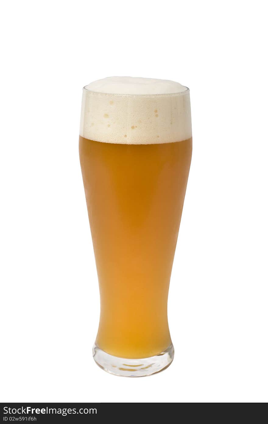 Bavarian Oktoberfest beer glass isolated