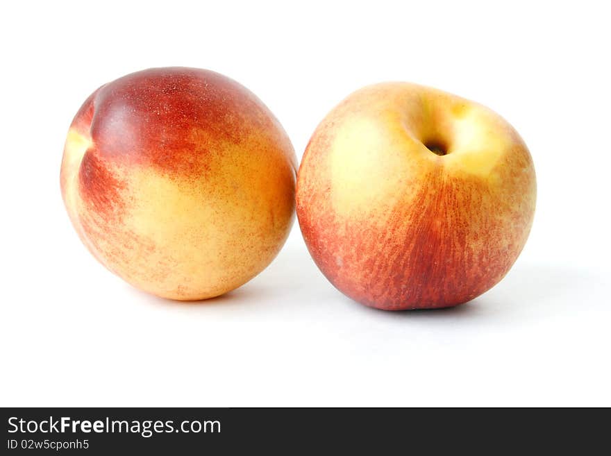 Two nectarines