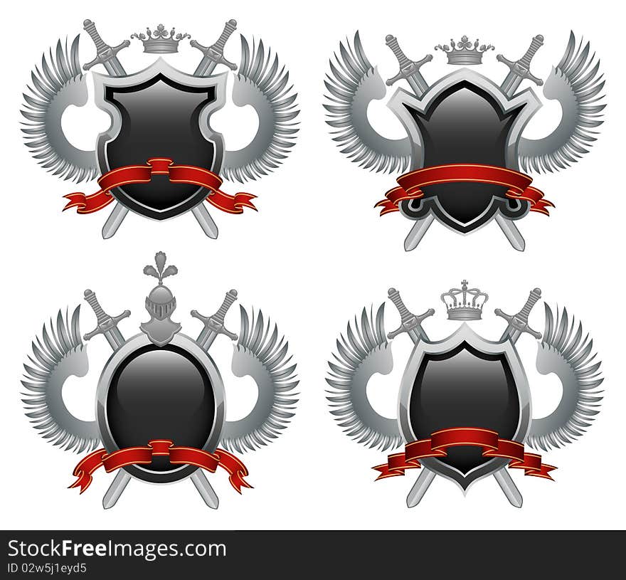 Coat of arms. Vector illustration.