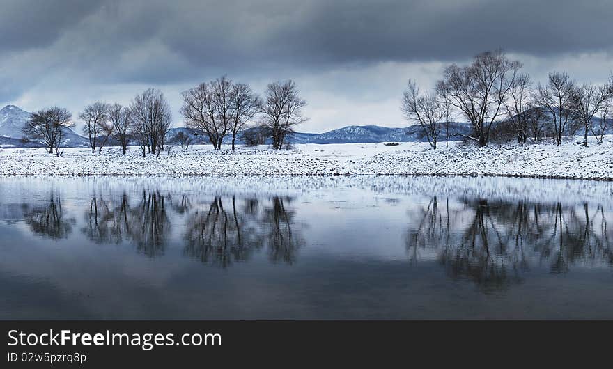 Winter lake