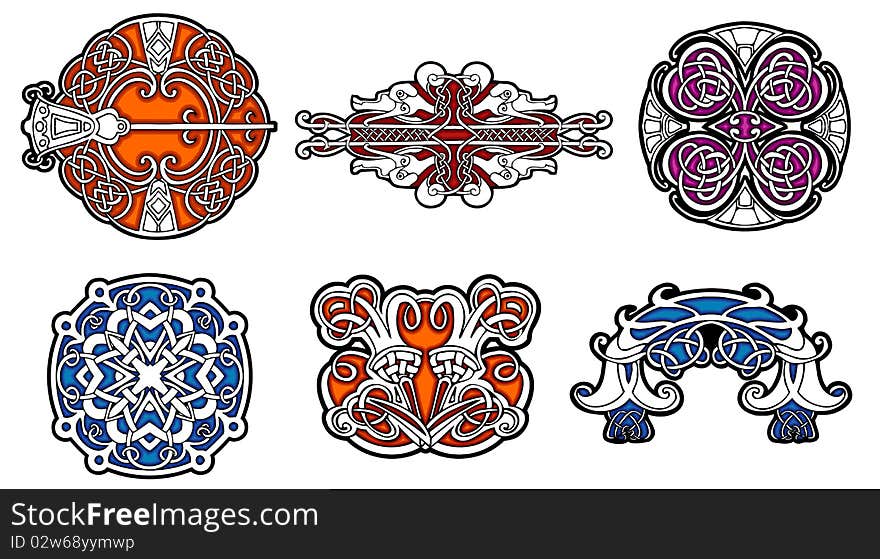 Patterned design vector by illustration. Patterned design vector by illustration