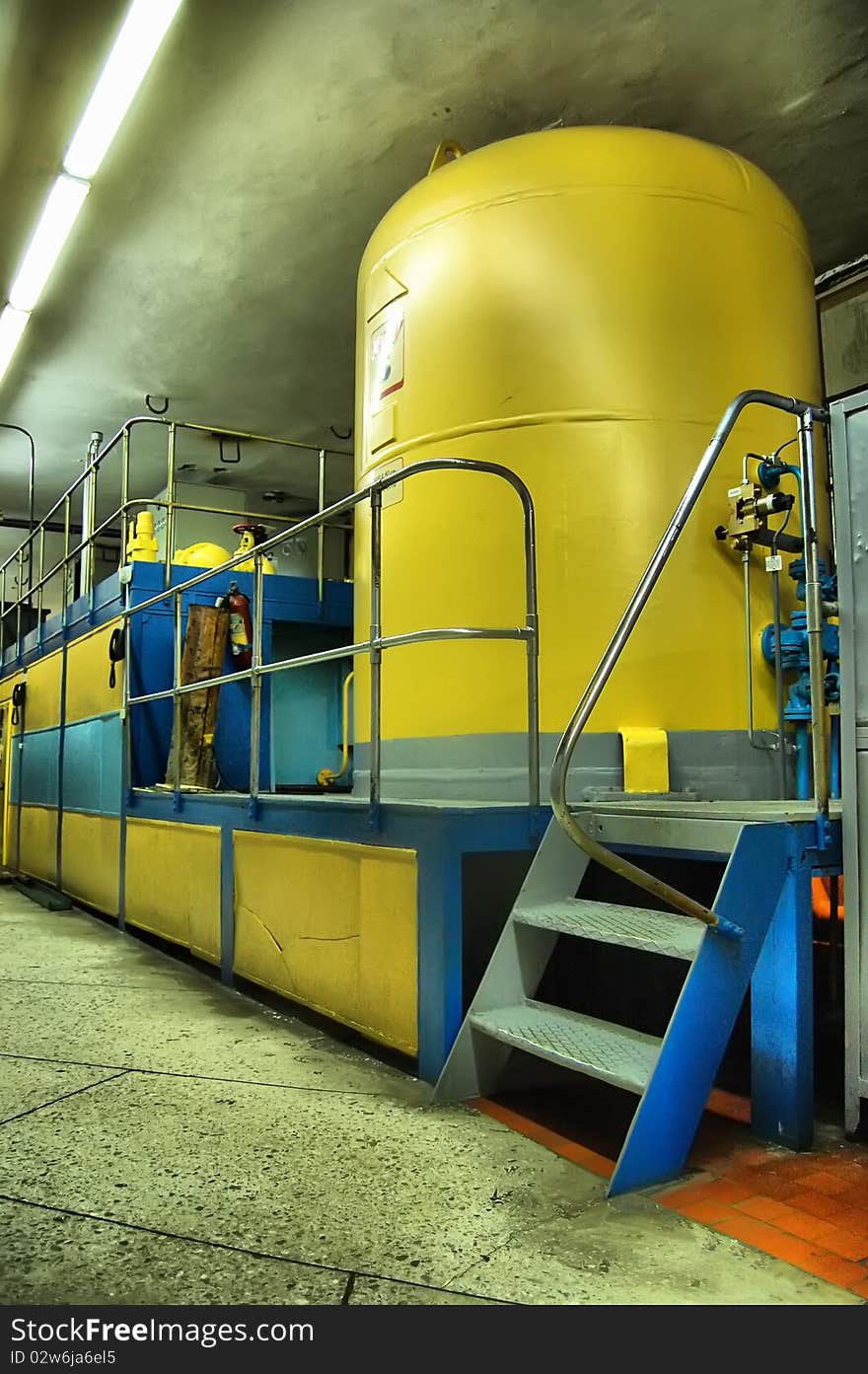 Industrial interior.Hydroelectric power station. Kiev (Vyshgorod),Ukraine