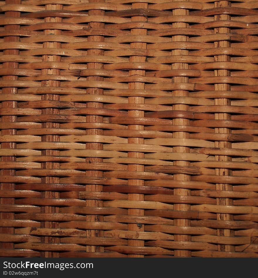 Wicker or rattan or bamboo material