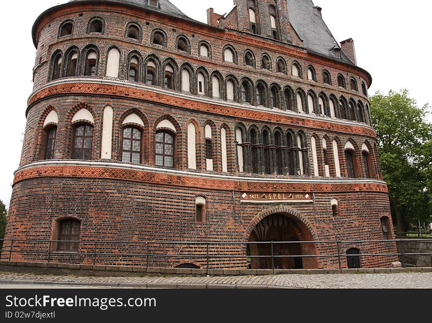 Beautiful city of Lubeck in North of Germany