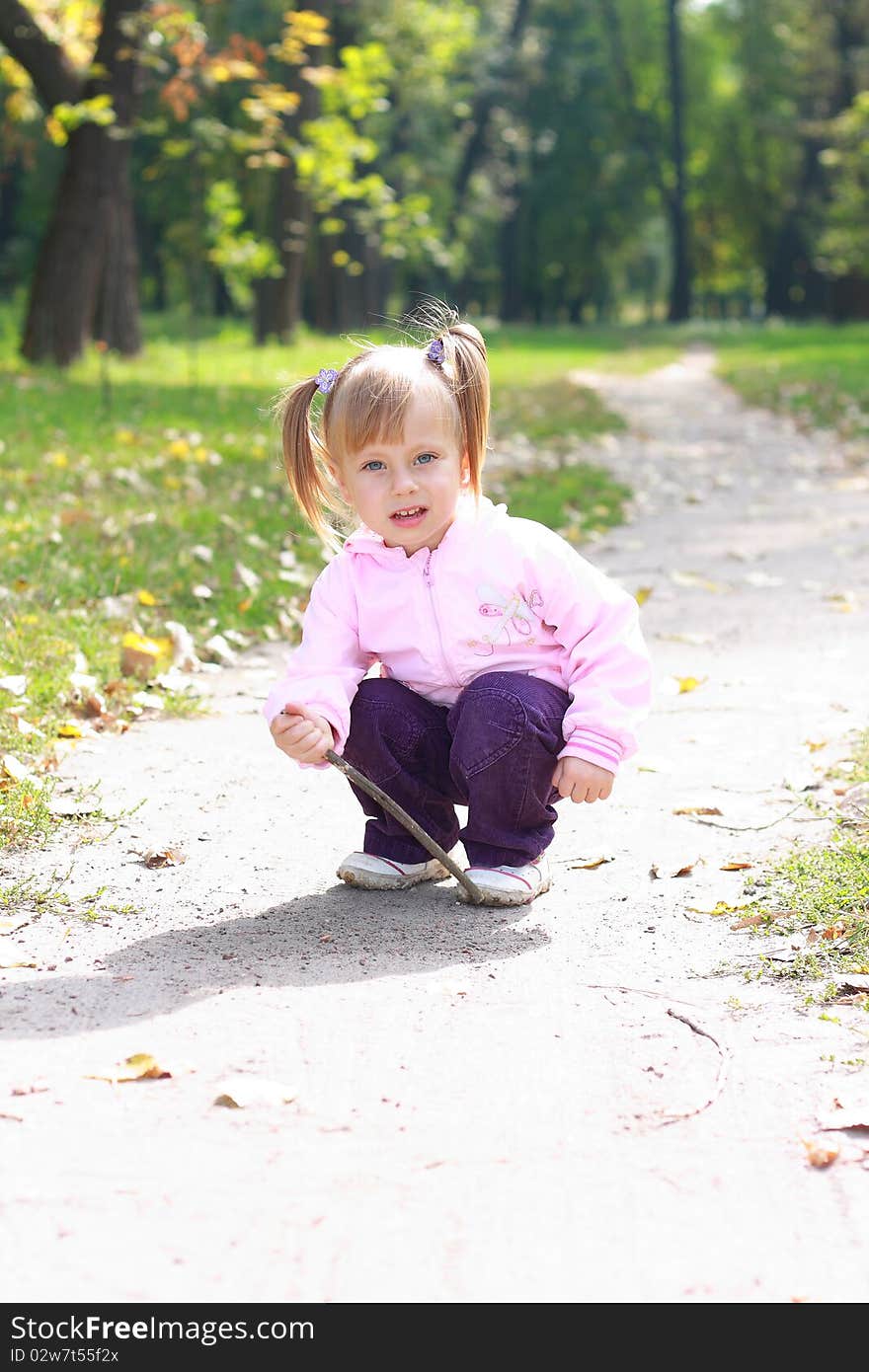 Little Girl in the Park