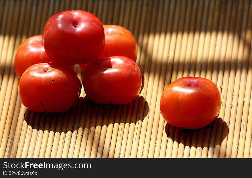 Persimmon, very delicious, nutritious fruit.