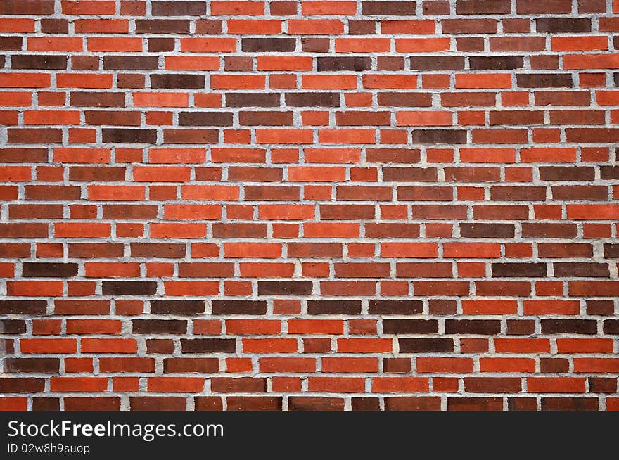 Wall With Reddish-brown Brick