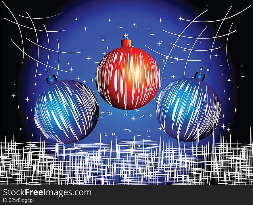 Illustration contains the image of christmas greeting. Illustration contains the image of christmas greeting