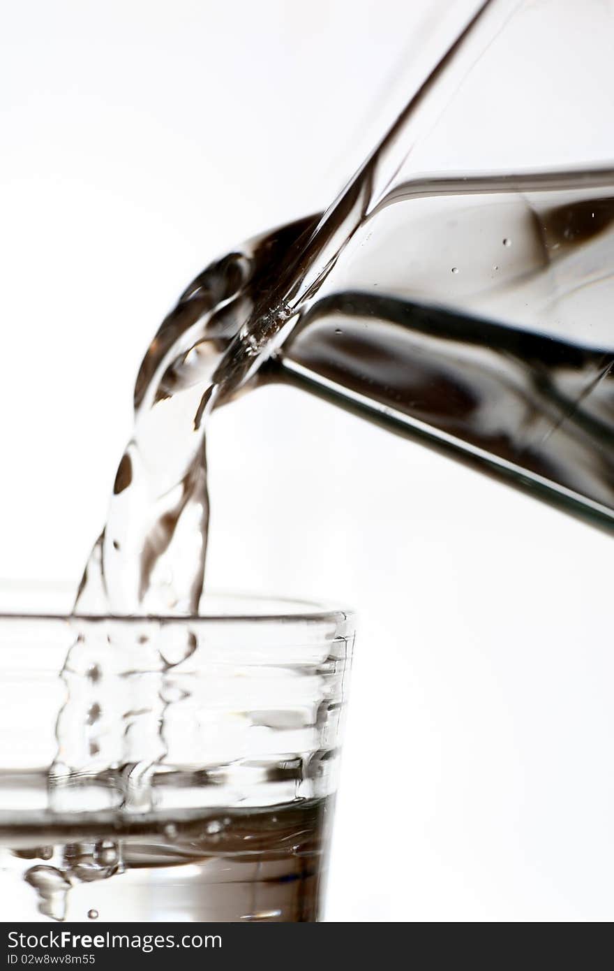 Pouring Water in a Glass