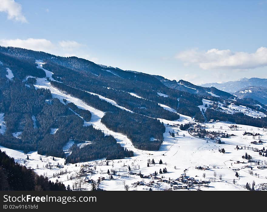 Ski Resort  Schladming . Austria