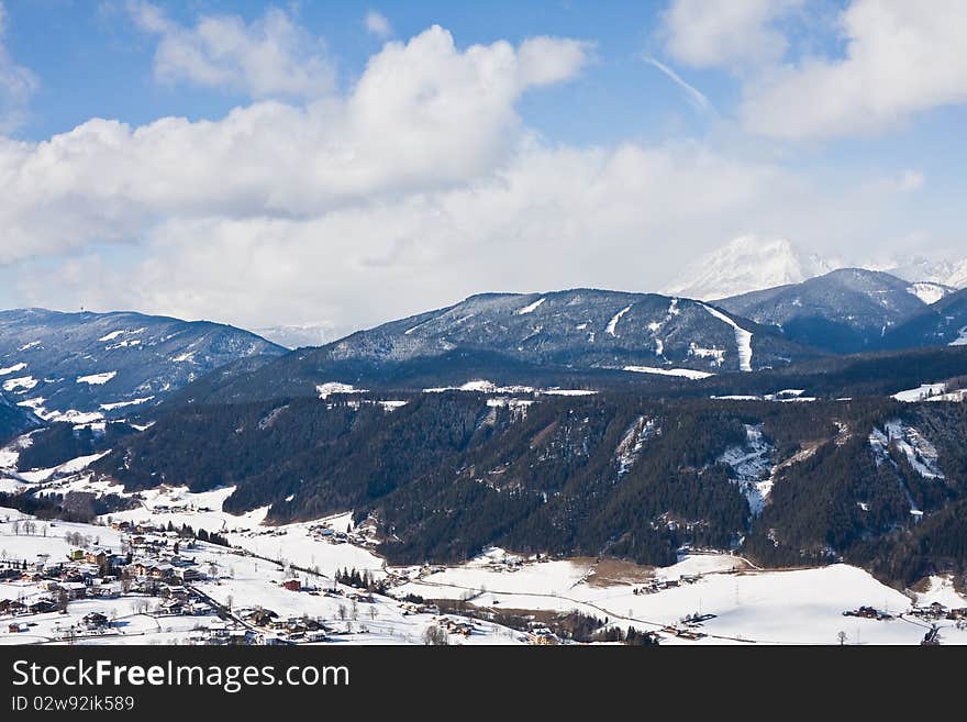 Ski Resort  Schladming . Austria