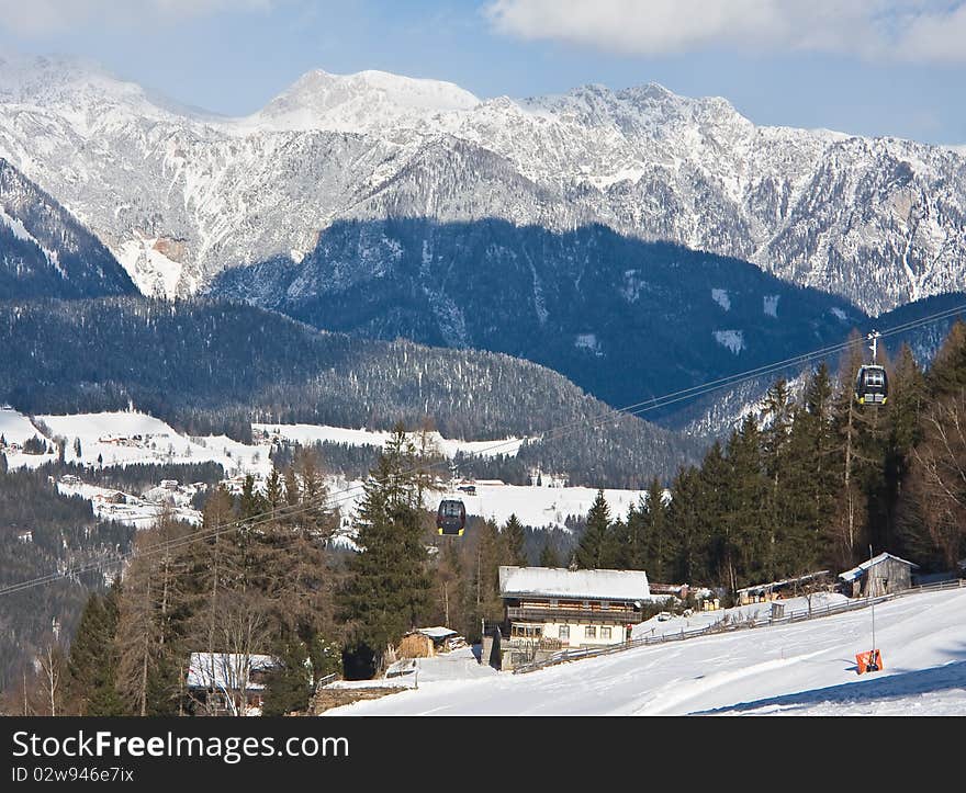 Ski resort Schladming . Austria