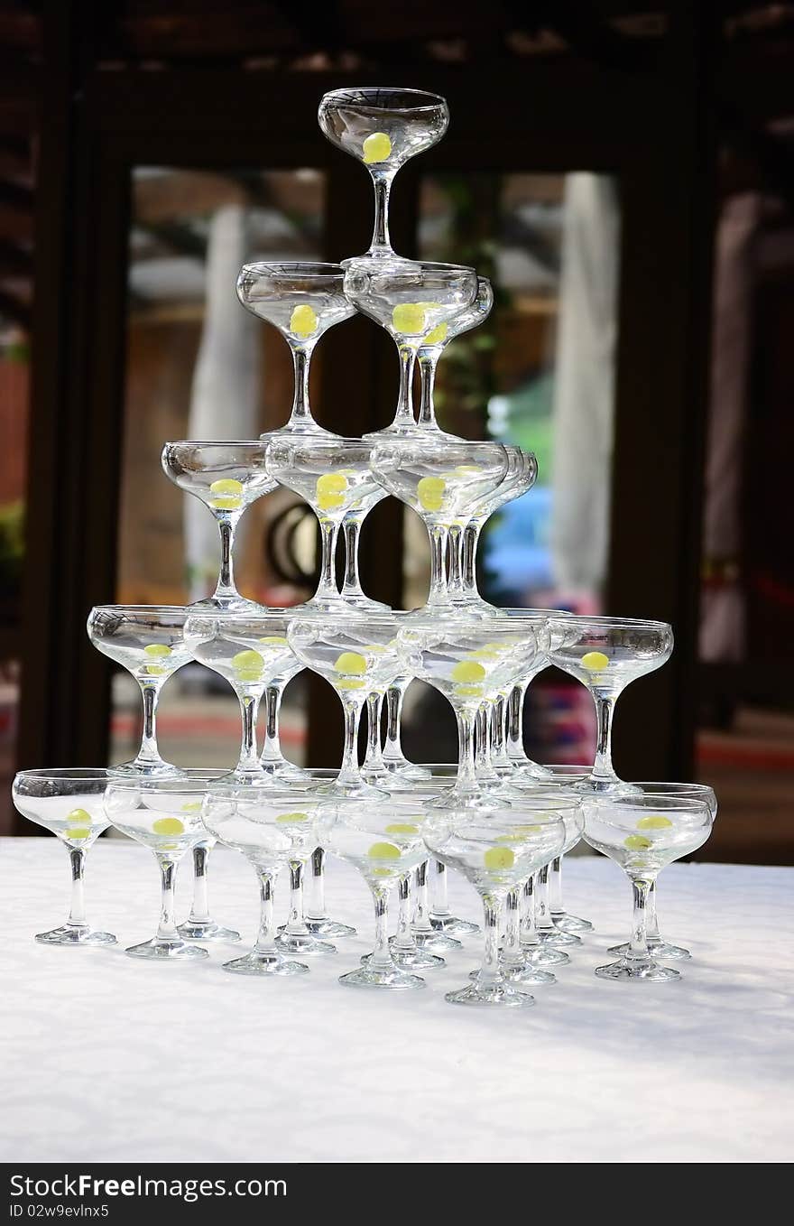 Pyramid From Glasses