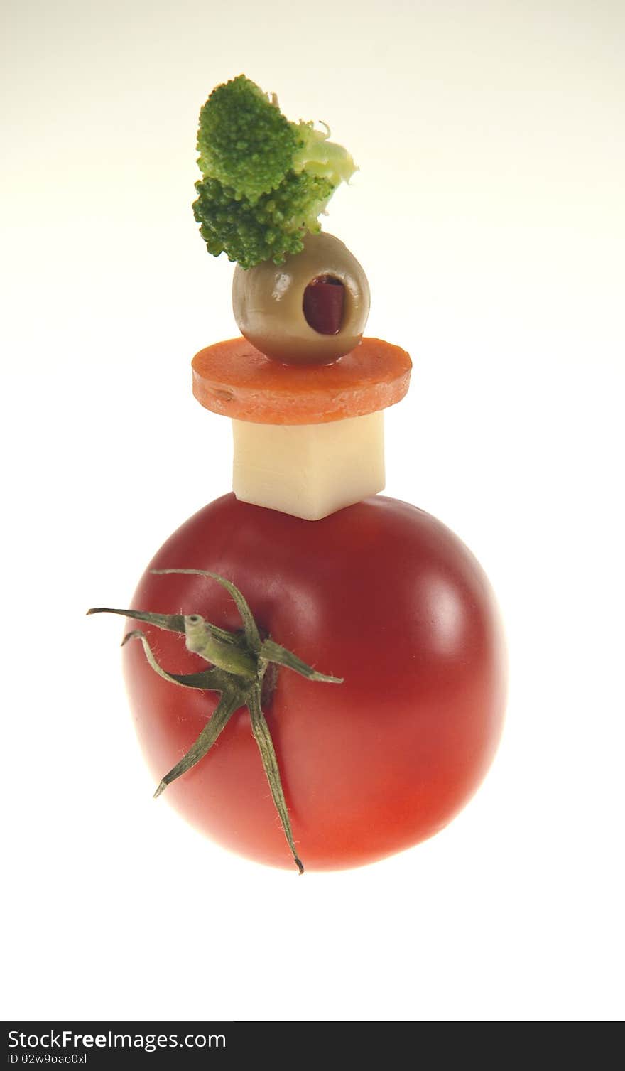 Tomato and Creative Diet Vegetables