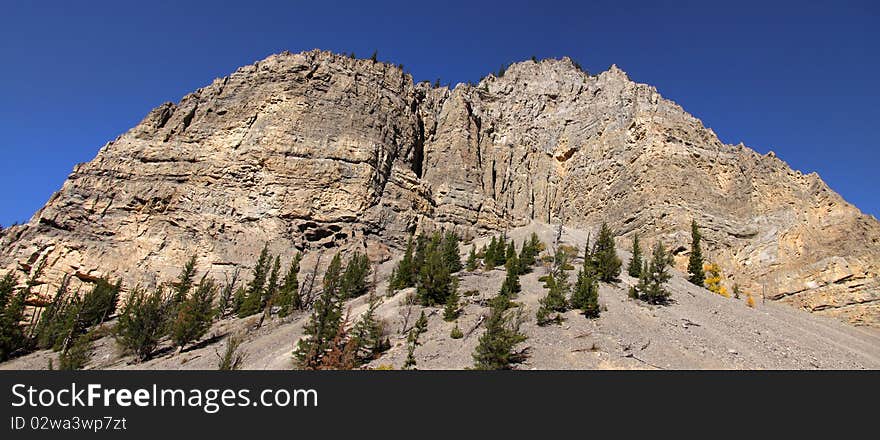 Levinski ridge in Gallatin national forest in Wyoming