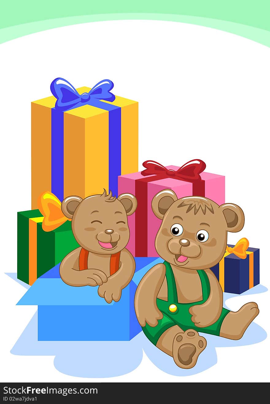 Brother bear gift create by illustrator