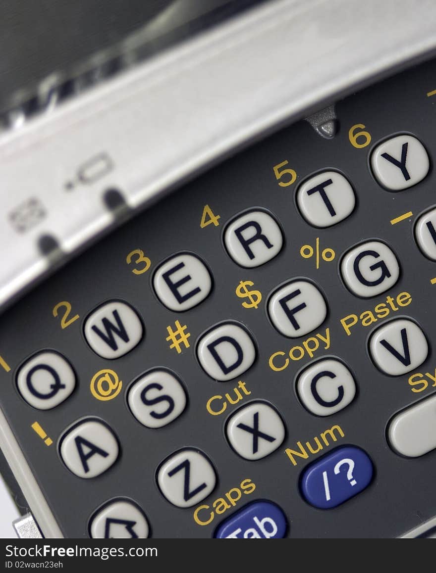 Keypad Closeup