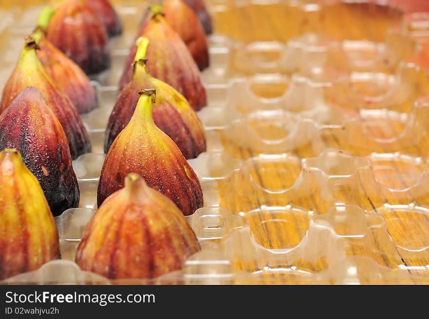 Freshly picked figs