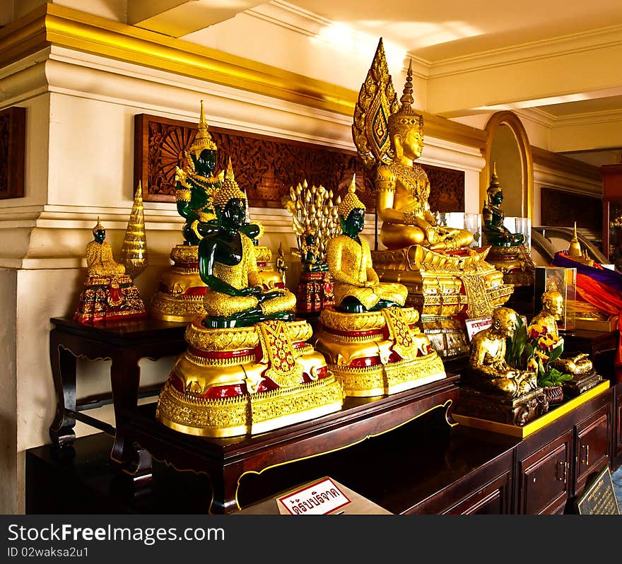 Image of Buddha at Golden Mountain Bangkok Thailand Cap