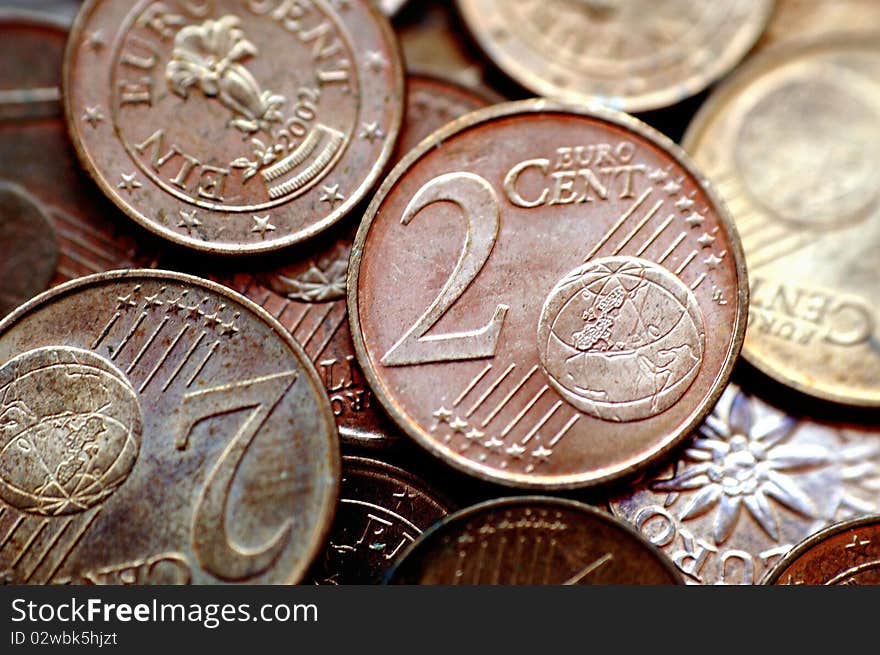 Euro coins