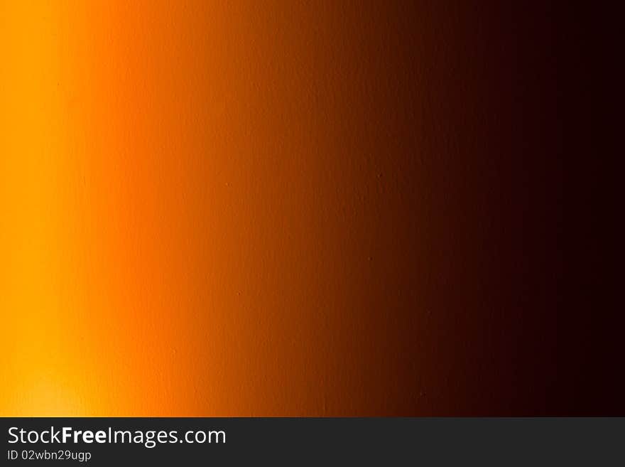 Orange background color.