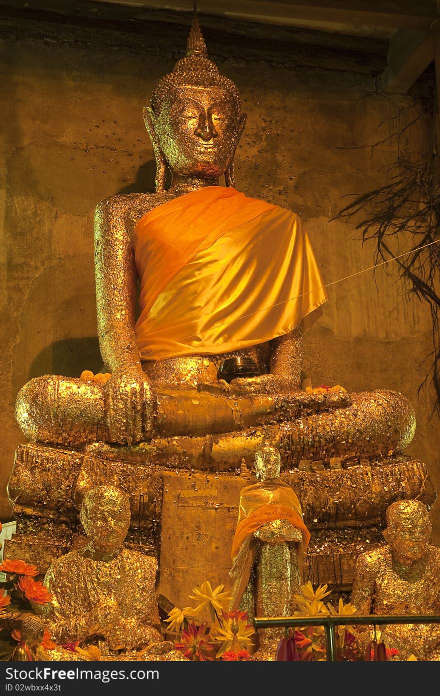 Buddha  in thai temple