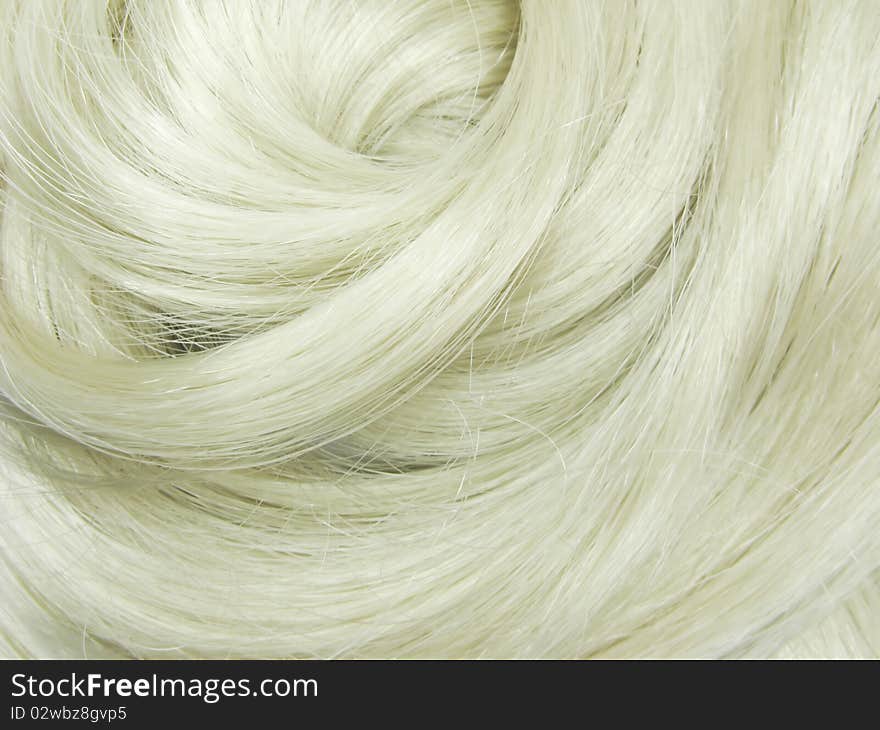 Shiny blond hair fashion background. Shiny blond hair fashion background