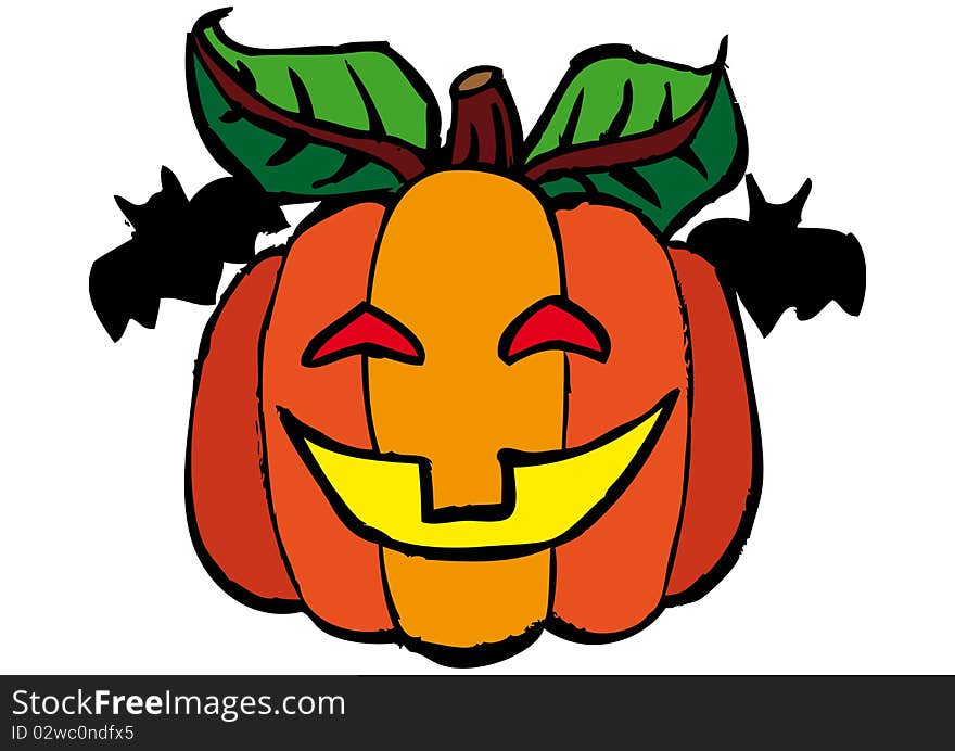 Vector file showing an image of a Halloween Pumpkin. Perfect for Halloween, t-shirts, parties, etc.

As a vector image, you can change colors and modify size as you want.