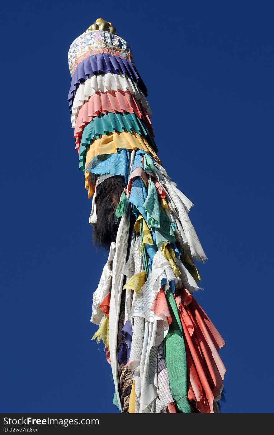 Prayer flags in Tibet