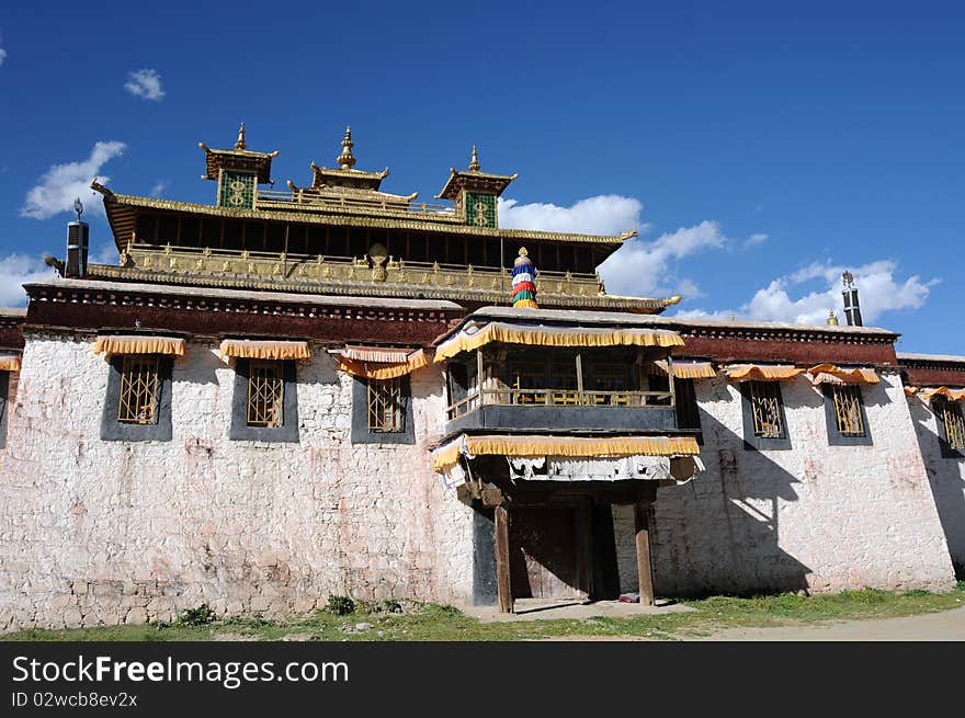 Lamasery In Tibet