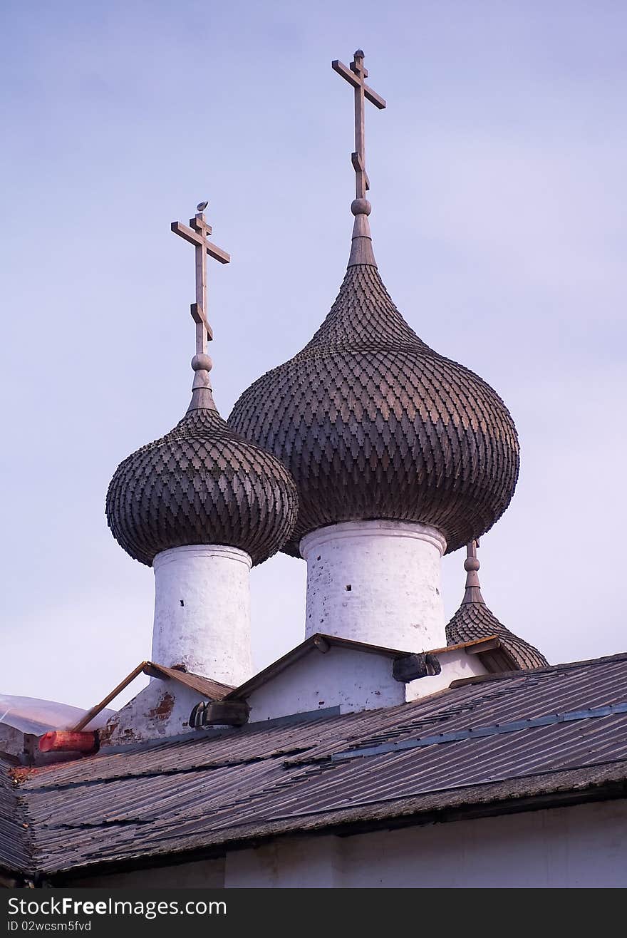 Orthodox Church With Cross