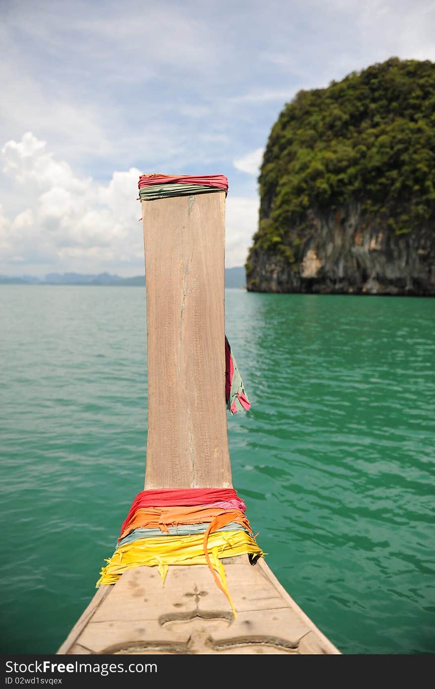 Thai longtail boat