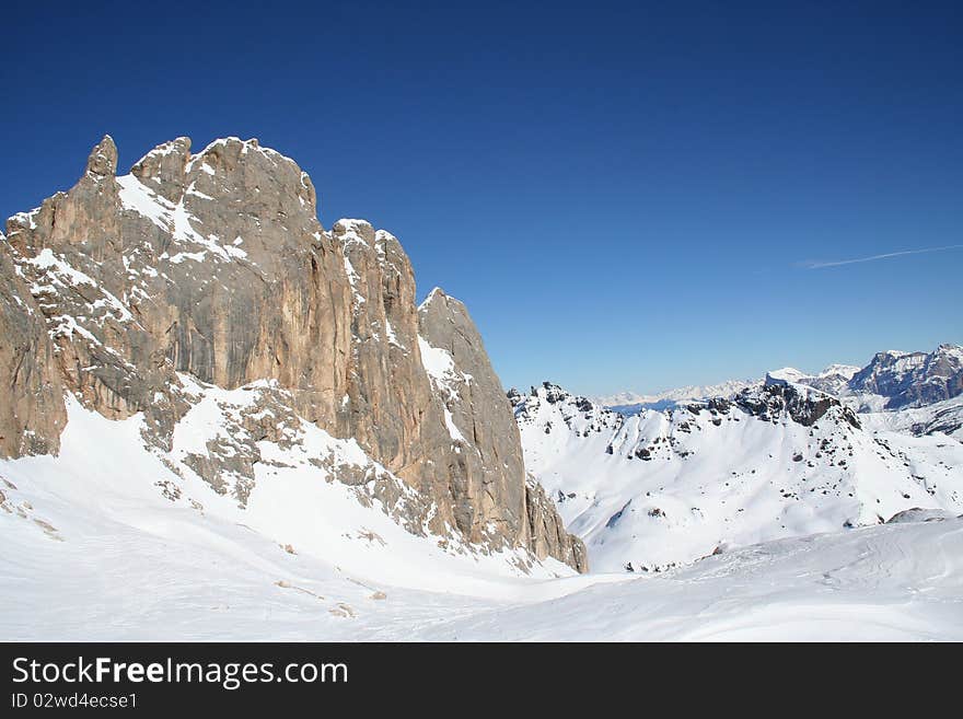 Ski areal Marmolada