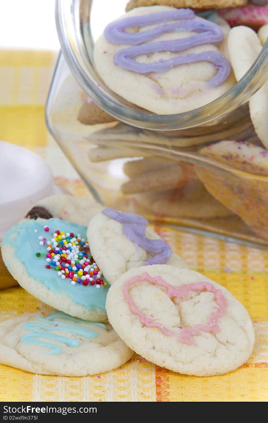 Homemade cookies in Jar